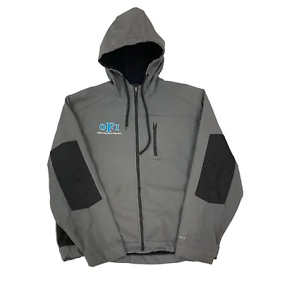 Buy Dickies Storm Softshell Jacket Hooded Grey Men's XL Full Zip • 29.99£