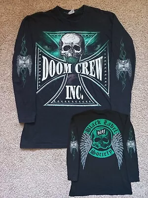 Buy Vintage Black Label Society Doom Crew T-Shirt - Size S - Heavy Metal - Sabbath • 19.99£
