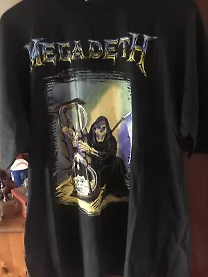 Buy Vintage Megadeth T Shirt Tour Xl Tour That Wouldn’t Happen Good Condition 1993 • 179.99£