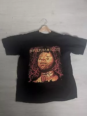 Buy Sepultura Roots Shirt Fruit Of The Loom Size Medium • 24£