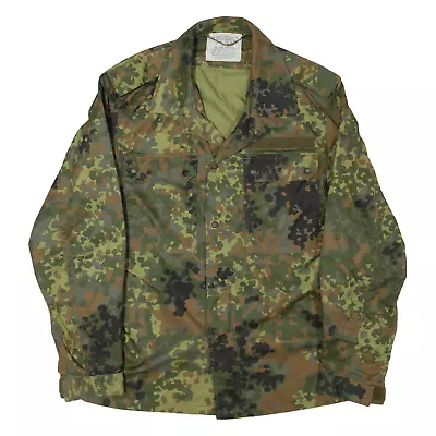 Buy German Army Mens Military Jacket Green Camouflage M • 22.99£
