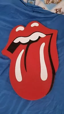 Buy 2015 Rolling Stones Foam Tongue Lips Logo Zip Code Official Tour Merch • 23.62£