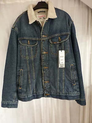 Buy Storm Rider By Lee Sherpa Fleece Lined Medium Denim Jacket *New With Tags* • 50£