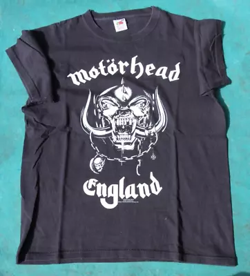 Buy MOTORHEAD ENGLAND - 2014 European Tour Dates - Black T- Shirt - Cotton - M - VGC • 50£