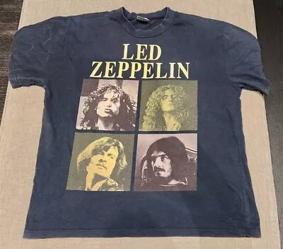 Buy Vintage Led Zeppelin 90s Shirt TOP HEAVY Tag Rare Vtg Megadeth Australian • 500.38£