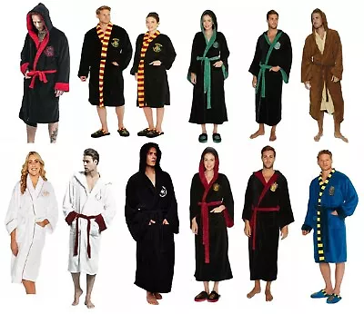Buy Bathrobe Star Wars Marvel Harry Potter Disney DC Fleece Dressing Robe Selection • 12.99£