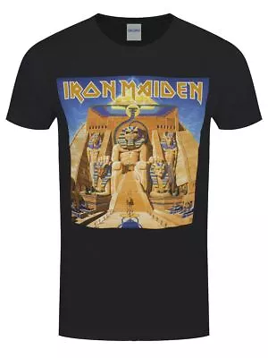Buy Iron Maiden T-shirt Power Slave Album Cover Men's Black • 16.99£