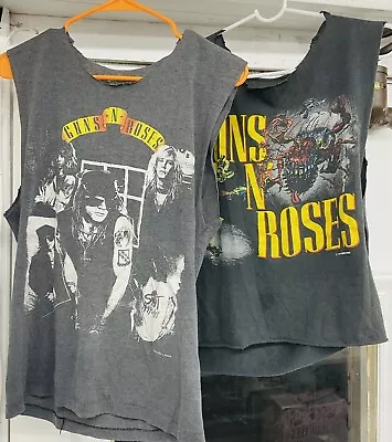 Buy 1987 Banned Guns N Roses Appetite For Destruction Tour T-Shirt  2 Shirts • 192.89£