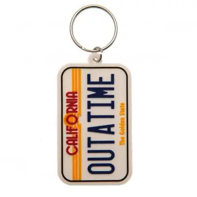 Buy Back To The Future PVC Keyring License Plate Official Merch Great Gift • 4.59£