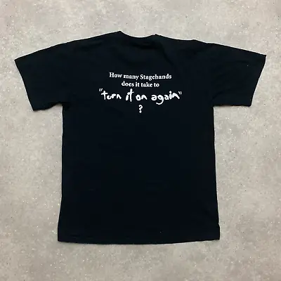 Buy GENESIS (Phil Collins) Vintage 2007 'Turn It On Again' Tour Crew T-Shirt | Large • 45£