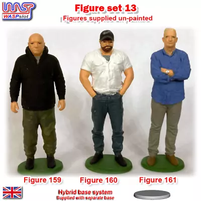 Buy Figure Set 13 - 1/32 Scale, Figures 159, 160 & 161, Scenery, Unpainted. • 4.75£