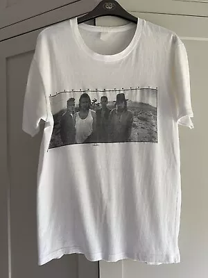 Buy U2 The Joshua Tree European Tour T-shirt Medium 1987 • 49£