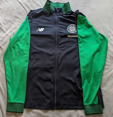 Buy Celtic FC 2017/18 Football Training Tracl Jacket NB Mens Magners XL Side Pockets • 26.99£