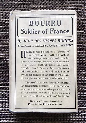Buy RARE 1st Edition VINTAGE 1919 Bourru: Soldier Of France, Jean Des Vignes Rouges • 72.34£