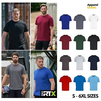 Buy Pro T-Shirts - Men's Premium Work Grade Tees - S To 6XL - Heavy Duty Quick Dry • 8.50£