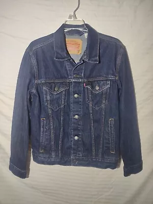 Buy Levi’s Women’s Medium Wash Blue Denim Jean Jacket Size S • 20.79£