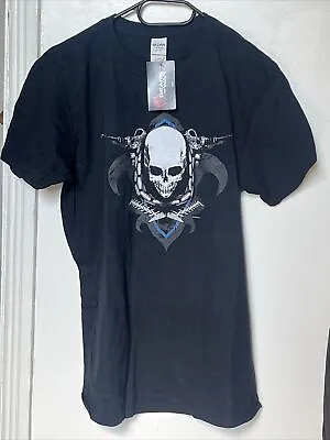 Buy Gears Of War 4 Graphic Print Gildan Label Size L T-Shirt Black NWT • 8.99£