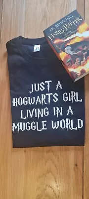 Buy Hogwarts HARRY POTTER INSPIRED GIRLS Adults T-SHIRT GIFT PRESNT TOP MAGIC Muggle • 12.99£
