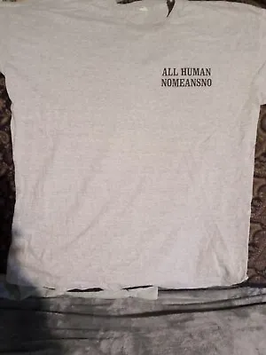Buy Nomeansno Official All Human/stay At Home Tour T Shirt Alternative Tentacles • 5£