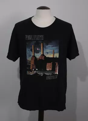 Buy Tennessee River Pink Floyd Animals Print Black Band T Shirt Top - Size Large • 16.95£