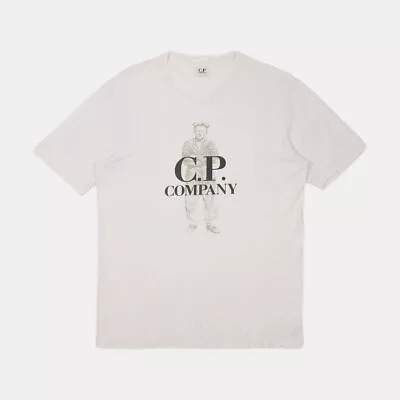 Buy C.P. Company T-Shirt / Size M / Mens / White / Cotton • 35£