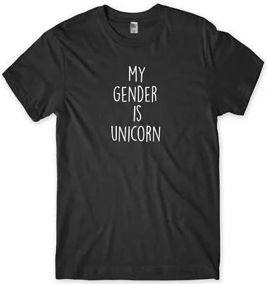 Buy My Gender Is Unicorn Funny Mens Unisex T-Shirt • 11.99£