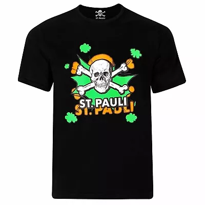 Buy New Official St Pauli Football Crest T-Shirt, FC Sankt Pauli Fans Crest T-Shirt • 17.99£