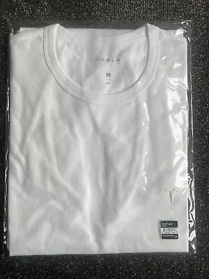 Buy Tesla T Shirt Medium White NEW Sealed • 11.99£