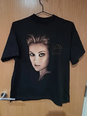 Buy Vintage Celine Dion T Shirt Lets Talk About Love Tour 1998 22.25  Pit Backprint • 80£