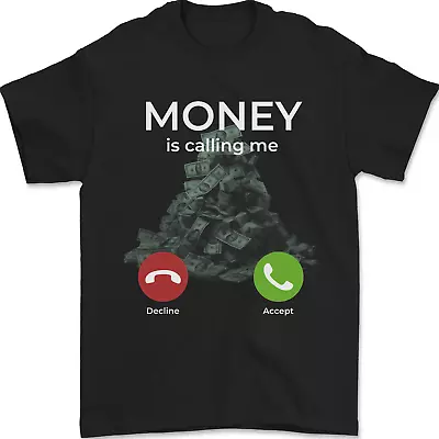 Buy Money Is Calling Hustle Mens T-Shirt 100% Cotton • 8.49£
