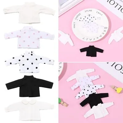 Buy For 1/12Bjd Doll Doll T-shirt Tops Doll Clothes Casual Wear Shirts Doll Blouse • 3.97£