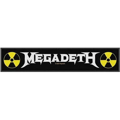 Buy MEGADETH Super Strip Patch: LOGO: Radiation Hazard Logo Official Lic Merch Gift • 3.95£