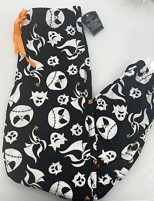 Buy Medium Jack Skellington Pjs Pants Sleep Halloween Loungewear Disney The Burtons • 23.68£