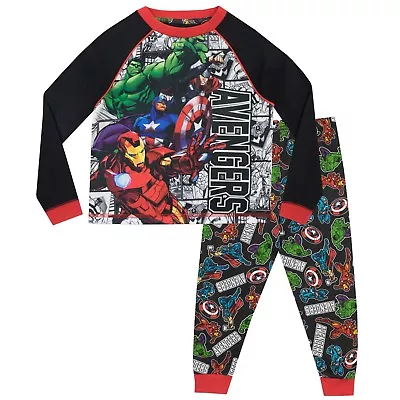 Buy Iron Man Thor Hulk Captain America Avengers Pyjamas Kids Boys 3-13 Years PJs Set • 17.99£