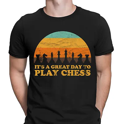 Buy Its A Great Day To Play Chess Board Game Vintage Mens T-Shirts Tee Top #D6 • 3.99£