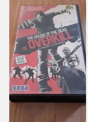 Buy The House Of The Dead Overkill Nintendo Wii Game Promo Vhs Case With T-shirt • 47.90£