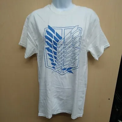 Buy Japanese Animation Anime Titan Wings TV Show Fitted Graphic Tees Medium Unisex • 7.69£