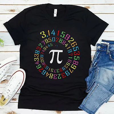 Buy Kids Boys Colorful Maths Day T Shirt Number Symbols Pi Day School Top Tee Gift • 8.99£