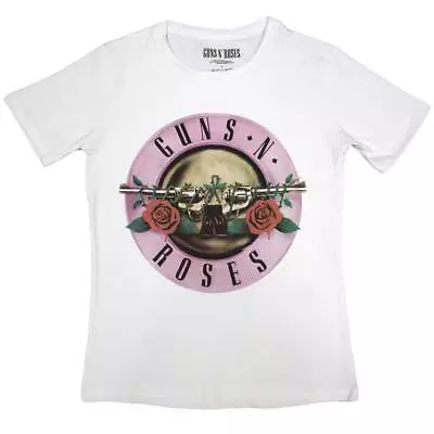 Buy Guns N Roses - Ladies - T-Shirts - Medium - Short Sleeves - Classic Lo - J500z • 15.66£