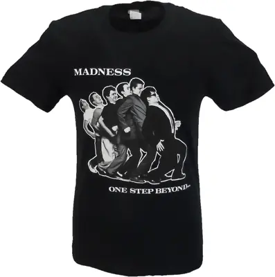 Buy Mens Black Official Madness One Step Beyond T Shirt • 17.99£