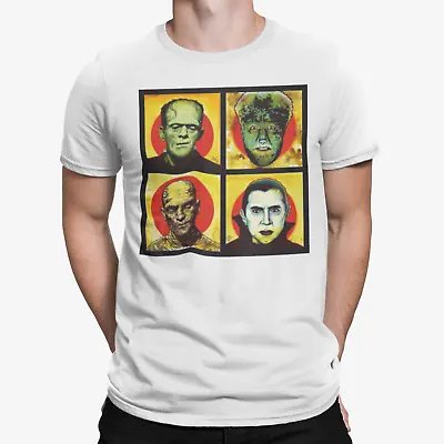 Buy  Frankenstein Dracula T Shirt Classic Cult Horror Movie Film Halloween  • 6.60£