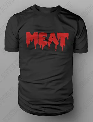 Buy MEAT T-Shirt Vegetarian Vegan Activism Blood Animal Rights Murder Tshirt S-XXL • 9.99£
