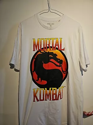 Buy Mortal Kombat Klassic White Tshirt Medium • 4.99£