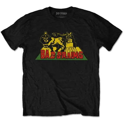 Buy Bad Brains Lion Crush Black T-Shirt OFFICIAL • 15.19£