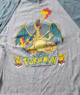 Buy Pokemon Charizard 1999 Youth Shirt Nintendo Sports Series • 31.57£