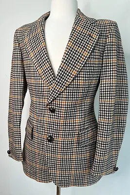 Buy SUPER QUALITY  70s CHECK COUNTRY TWEED VINTAGE JACKET • 10£