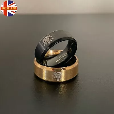 Buy The Witcher Ring Witcher Wolf Steel Ring Witcher Logo Gift Jewelry Video Game • 4.99£