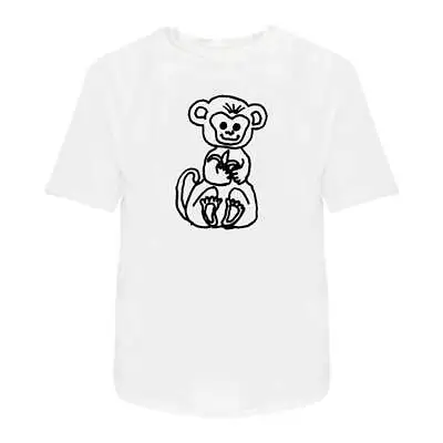 Buy 'Monkey With Banana' Men's / Women's Cotton T-Shirts (TA036992) • 11.89£