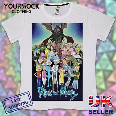 Buy Rick And Morty Tshirt Mr Meeseeks Look At Me Poster Mugshot Mens Unisex Tshirt • 6.99£