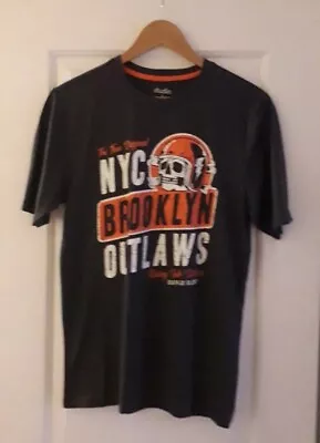 Buy MENS T SHIRT Brooklyn Outlaws Grey T Shirt Size Small By Studio Brand New. • 3.99£